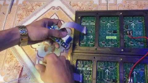 Cách Đấu Nối - Lắp Đặt Bảng led Ma Trận P10 - Đấu Nối, Kết Nối Tín hiệu  [LED Bảo Bình]