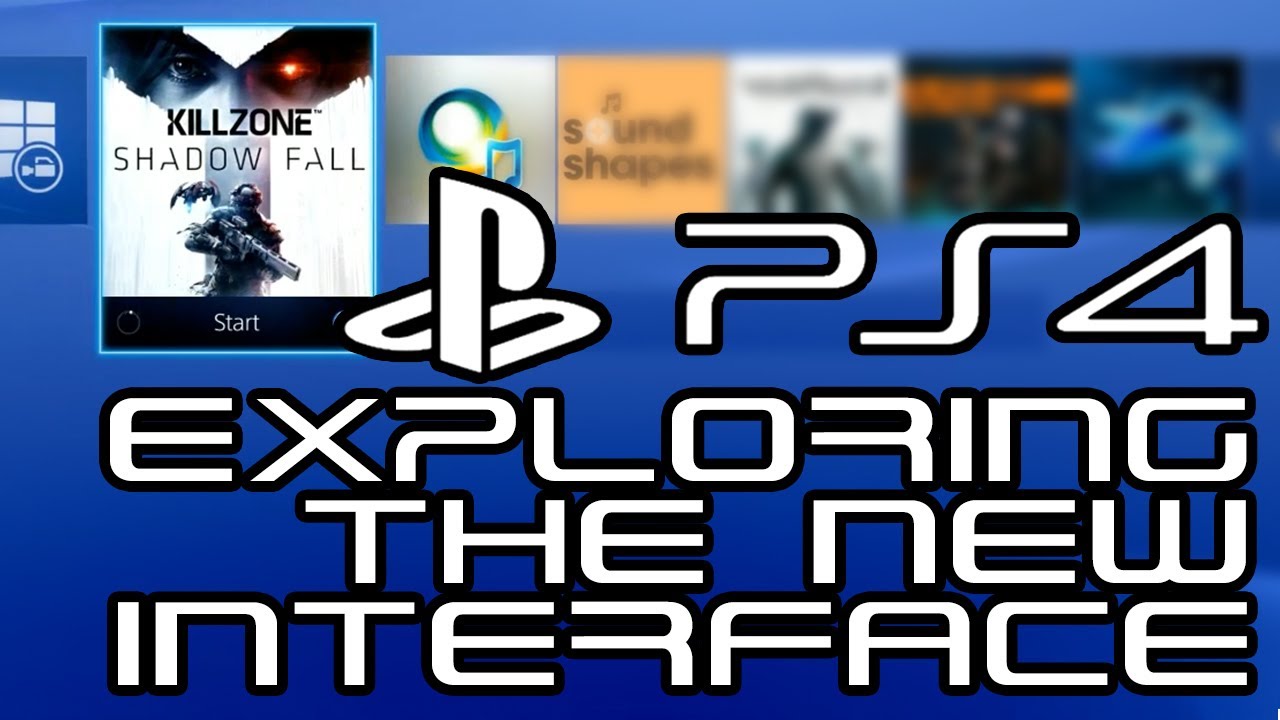 A Tour of The Playstation 4's New Interface - YouTube