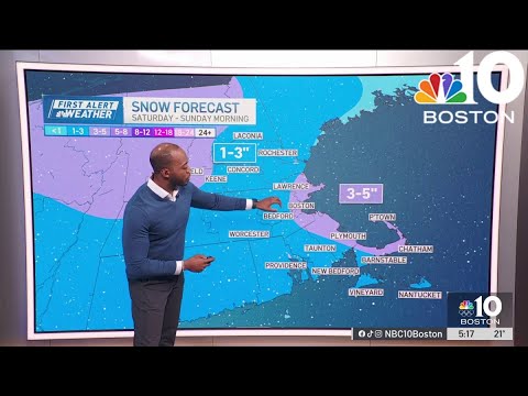 Forecast: Up to 6 inches of snow possible for parts of Mass. this ...