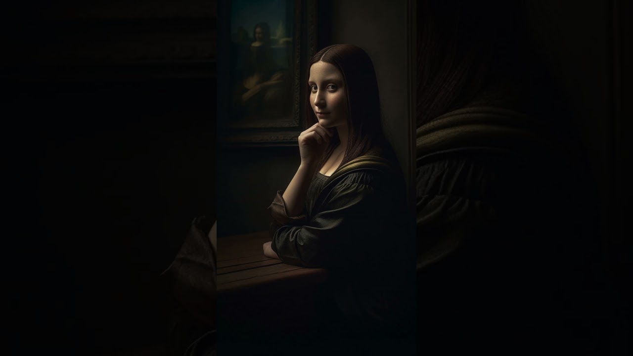the Real Mona Lisa with AI & Midjourney🎨🤖