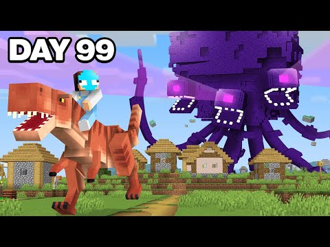 I Spent 100 Days with 100 Mods in Minecraft...