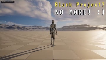 Add Playable Third-Person Character to a Blank UE5 Project (2-Minute Guide)