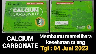 Calcium Carbonate || suplemen kesehatan