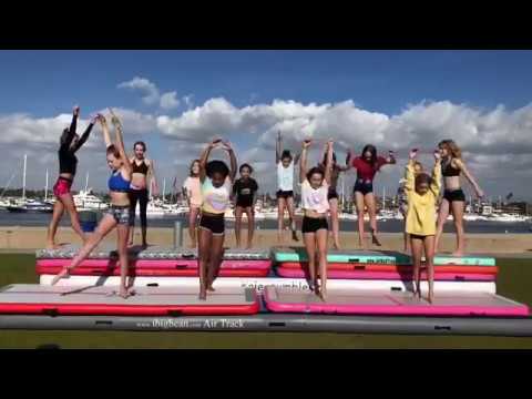 fun-gymnastics-inflatable-blue-surface-white-side-air-tumble-track-video-games