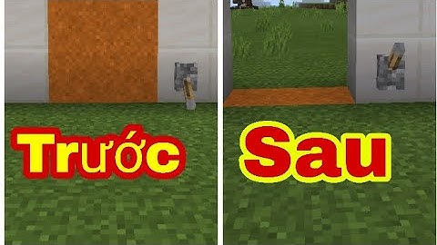 Minecraft : Cách làm CÁNH CỬA CÁT RƠI trong Minecraft || MCPE - Kimori Acian