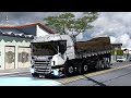 SCANIA P-310 BITRUCK QUALIFICADA RONCANDO BONITO E COLANDO O PONTEIRO!! VOLANTE G27