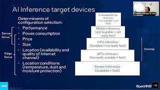 Famous WORKSHOP || Accelerated Machine Learning with Intel: Easily speed up Deep Learning inference Wealth