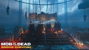 Black Ops 3 Custom Zombies - Mob of the Dead Bridge Survival Gameplay - 4K 60FPS PC Ultra Graphics