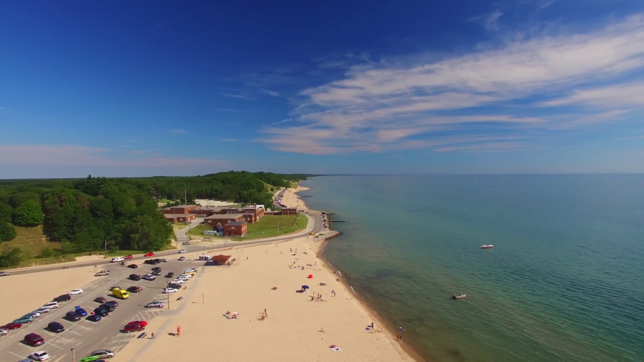 Muskegon beach