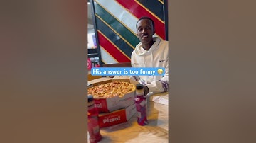 The #meaning of  #pizza 🍕and it’s #origin 😎 His answer is #funny 😅 #food  #viral #video #shorts