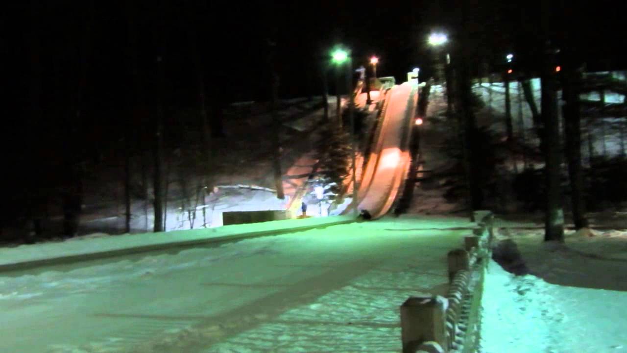 tobogganing at the Strongsville Metroparks chutes YouTube