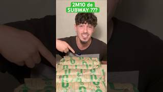 Je Mange 2M10 De Subway ??