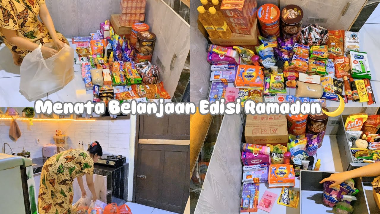 Menata Belanjaan Bulanan Edisi Ramadan🌙