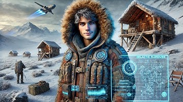 Alien Professor Assigns a ‘No-Tool Shelter Building’ Task—Human Builds a Heated Log Cabin Overnight