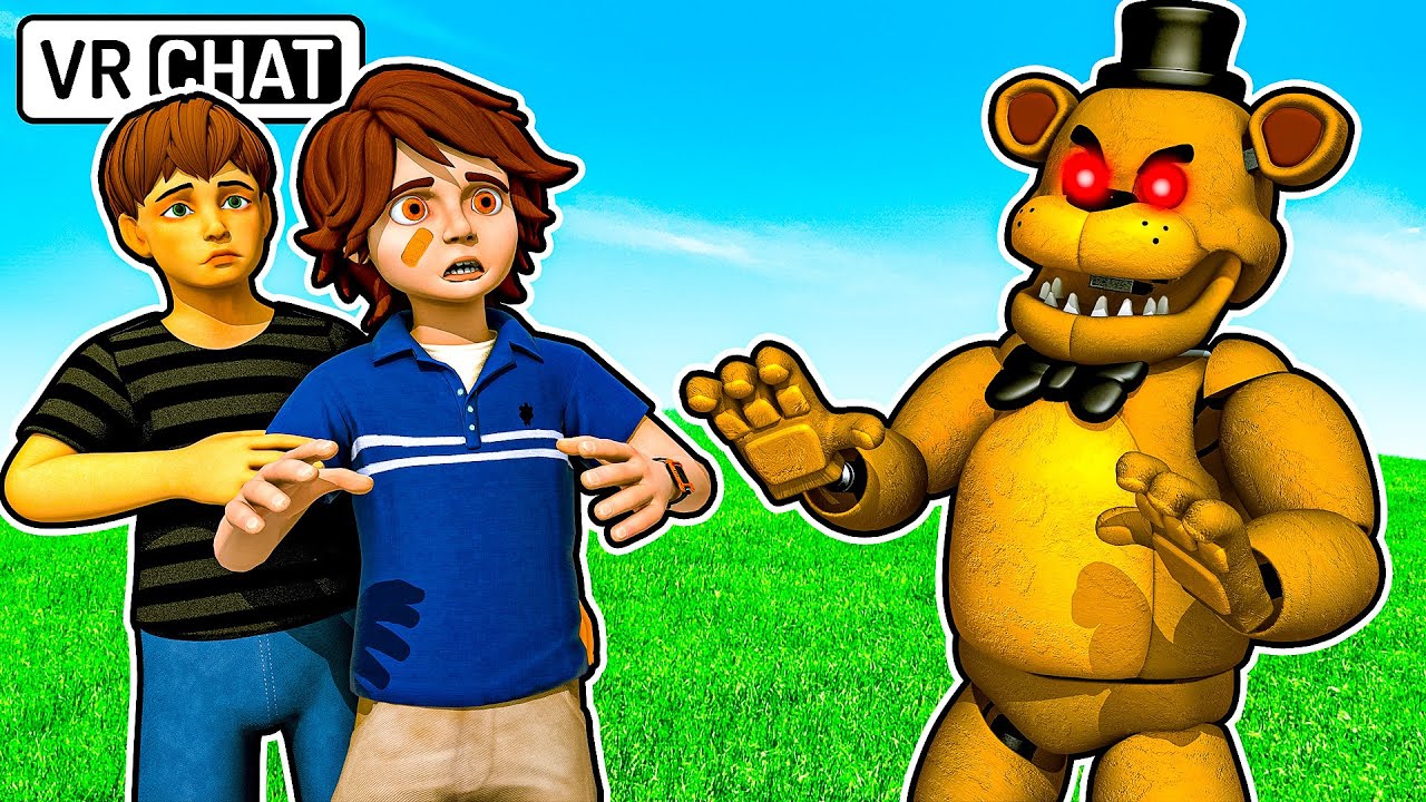 Evan Afton MEETS Golden Freddy in VRCHAT