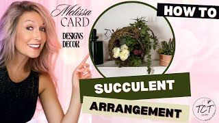 How to Create a Stunning Succulent Arrangement for Your Home or Office | DIY Succulent Decor