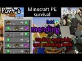Raid on my village and trading | Hero of the village 😎 | Minecraft PE Survival