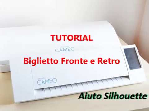 Tutorial Come Stampare Biglietti Confetti Fronte Silhouette Cameo Youtube