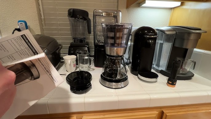 Cuisinart DCB-10 Cold Brew Coffeemaker 7-Cup Automatic Silver Black  86279126559