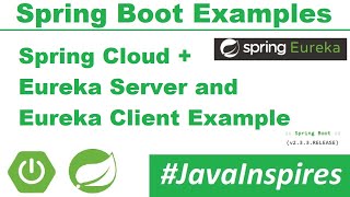 Spring Boot + Eureka Server(Service Registry) Example | Java Inspires