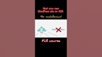 Host your own WordPress wedsite on AWS - No middleman, just you and AWS #wordpress #webhosting