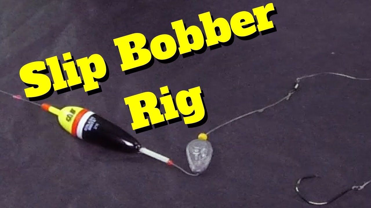 How to tie a Slip Bobber Rig for Catfishing using Live bait 