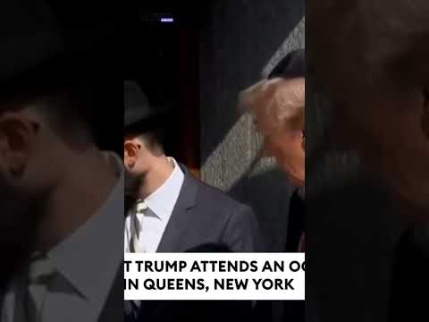 Donald Trump places stone of the grave of the Lubavitcher Rebbe (Jewish custom)