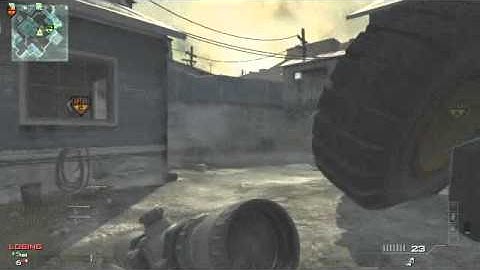 Modern Warfare 3 360 throwing knife across map