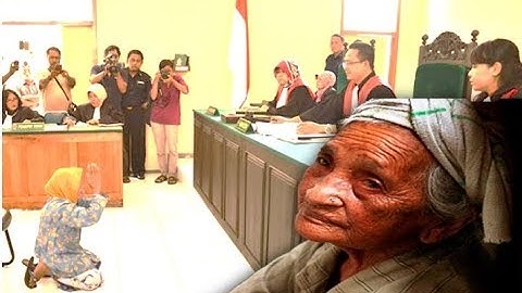 Nenek Ini Terpaksa Mencuri Singkong, Lihat Perlakuan Hakim Padanya