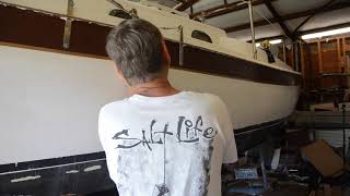 Rub rail and hull to deck joint repair-Part 1