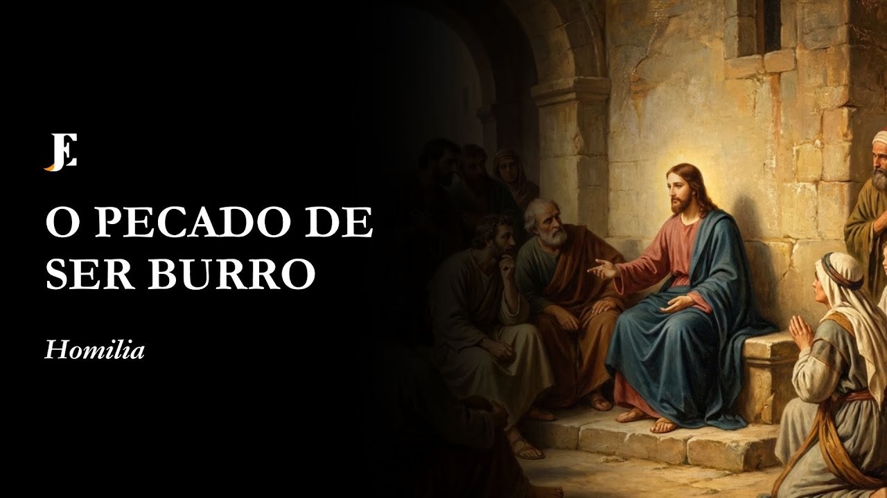 O PECADO DE SER BURRO  - Homilia - IV Feira  - V TC (2026)