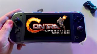 The New Contra Operation Galuga Nintendo Switch Lite Gameplay