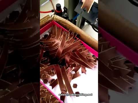 Ultrasonic Ribbon Cutting Machine for Dovetail Shape Angle Cutting