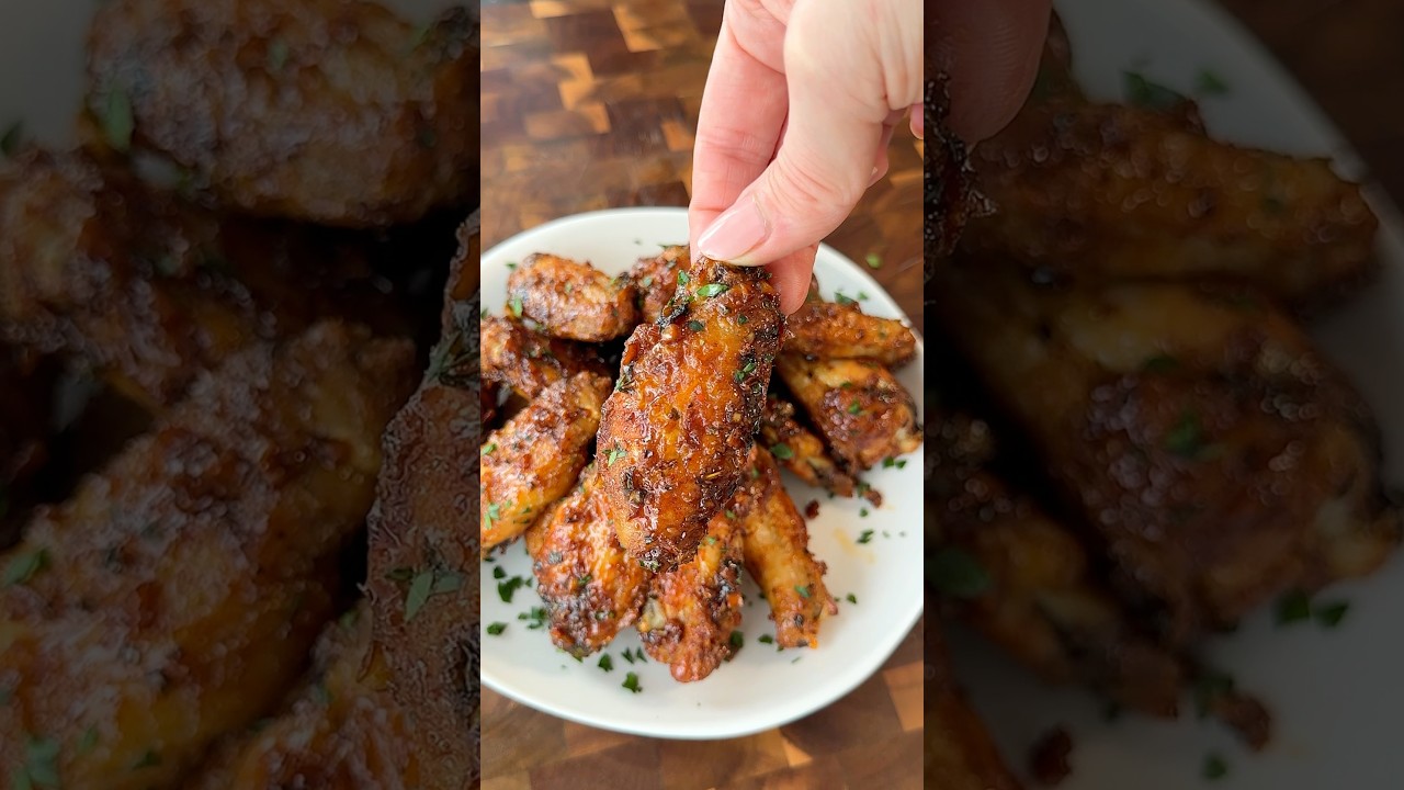 Garlic Honey Wings 🍯🧄