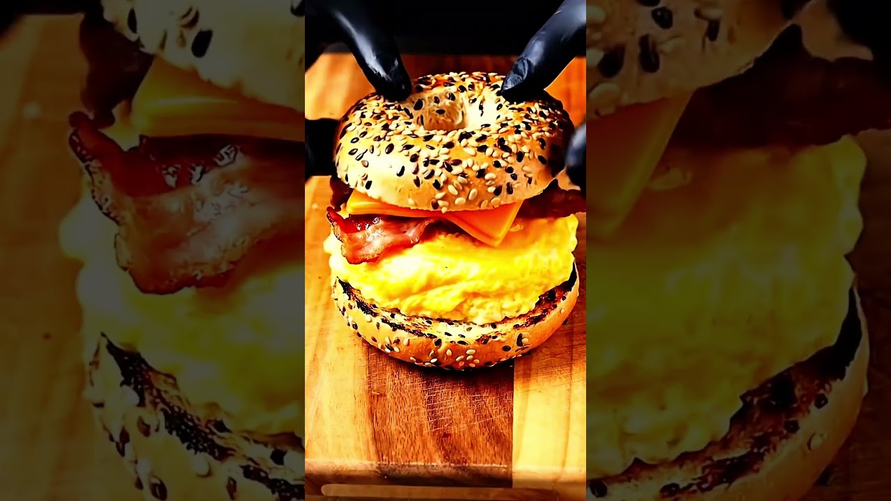 Why New Yorkers Wait Hours For This Bagel 😱🥯 🥓 The Viral Bagel Line Test ⏱️ #shorts Broad Nosh Bagel Deli Catering NYC