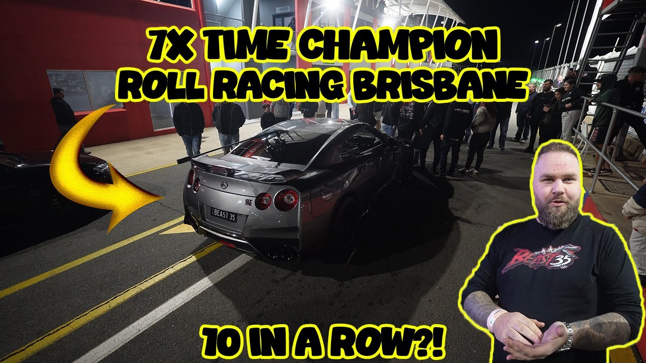 ROLL RACING BRISBANE R35 GTR 7 TIME CHAMPION! DRIFTING G80 M3 AT ...