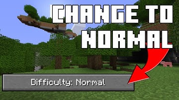 How to Change Difficulty to Normal | How to Minecraft