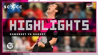 T20 HIGHLIGHTS: Somerset roar back to defeat Surrey in Semi Final!