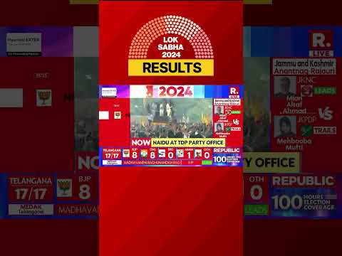 TDP Chief N Chandrababu Naidu Celebrates After Victory In Andhra Pradesh Assembly Election