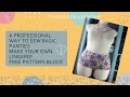 Basic Panties Sewing Method - How to sew lingerie series