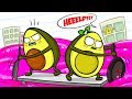 Vegetables Save City From Slime - Cartoons