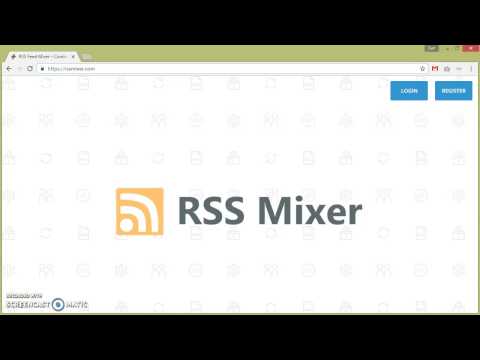 RSSMixer.com - Free Plan Demonstration
