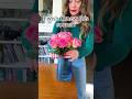 Simple guide to measure where to cut flowers for your vase height! #flower #roses #valentinesday