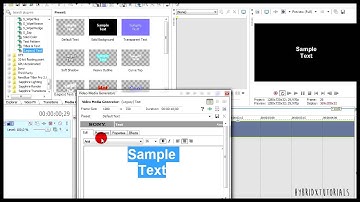 sony vegas | text effect#1