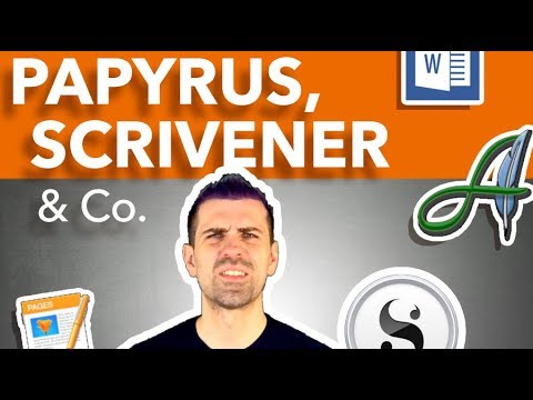 Papyrus, Scrivener \u0026 Co.: Software für Autoren