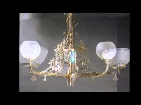 Antique Lighting - Sold Pre 1895 Gas Chandeliers