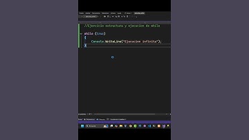 Bucle Infinito con While #csharp #microsoft #net