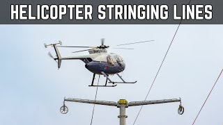 Helicopter Stringing Transmission Line Guide Wires - Hamilton, NJ Wealth
