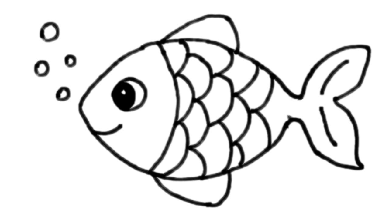 Fish drawing easy step by step Mr Drawtoon - YouTube