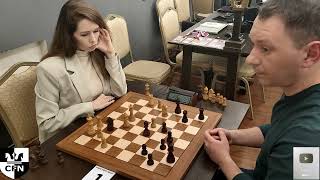 WIM I. Baraeva (2027) vs P. Demin (1724). Chess Fight Night. CFN. Rapid